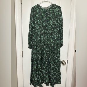 Zara Floral Midi Dress